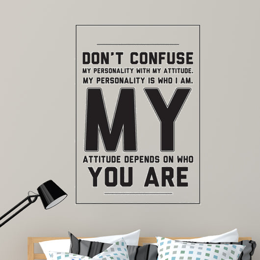 Typography Motivational Poster with