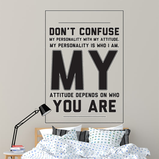 Typography Motivational Poster with