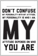 Typography Motivational Poster with