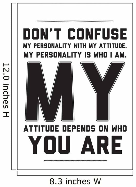 Typography Motivational Poster with