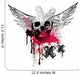 Grunge Wings and Skulls