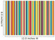 With Colorful Vertical Stripes Wall Decal
