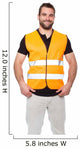 Portrait of smiling worker in a reflective vest Wall Decal