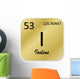 Iodine Element Wall Decal