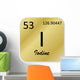 Iodine Element Wall Decal