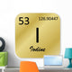Iodine Element Wall Decal