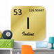 Iodine Element Wall Decal