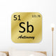 Antimony Element Wall Decal