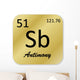 Antimony Element Wall Decal