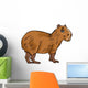 Capybara Animal Cartoon Illustration Wall Decal