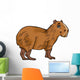 Capybara Animal Cartoon Illustration Wall Decal