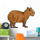 Capybara Animal Cartoon Illustration Wall Decal