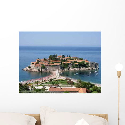 Montenegro Sveti Stefan Wall Decal