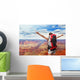 Woman Mountain Hiker Grand Wall Mural