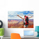 Woman Mountain Hiker Grand Wall Mural