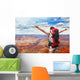 Woman Mountain Hiker Grand Wall Mural