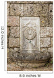 Fountain in the Wall Wall Mural