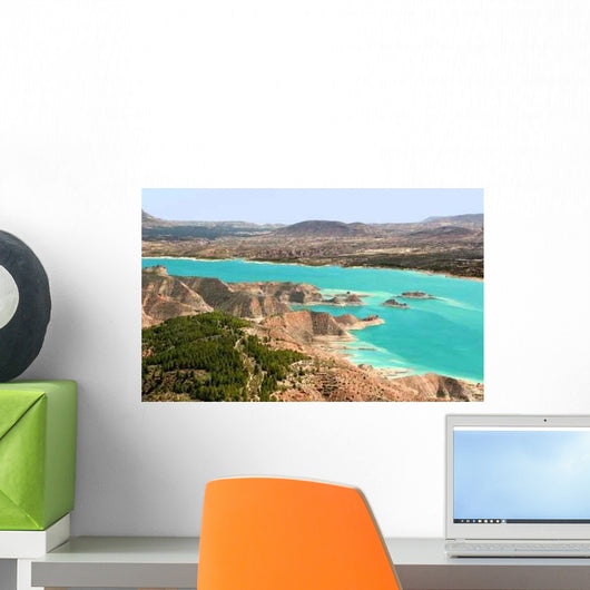 Lake with Crystal Blue Wall Decal