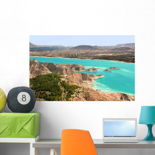 Lake with Crystal Blue Wall Decal