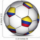 Columbia Soccer Ball, Vector Wall Decal