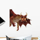 Red Dragon Close up Wall Decal