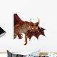 Red Dragon Close up Wall Decal