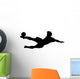 Football Acrobatic Kick Wall Decal