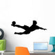Football Acrobatic Kick Wall Decal