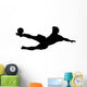 Football Acrobatic Kick Wall Decal