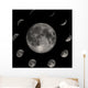 moon phases Wall Mural