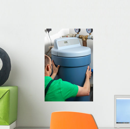 Water Softener Boiler Room Wall Decal