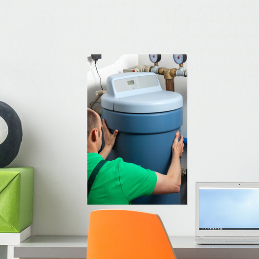Water Softener Boiler Room Wall Decal