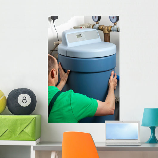 Water Softener Boiler Room Wall Decal