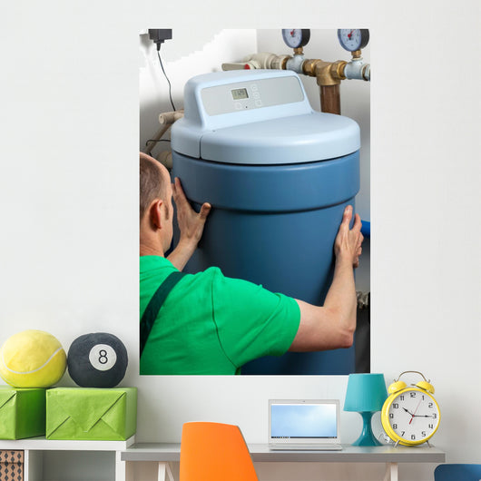 Water Softener Boiler Room Wall Decal