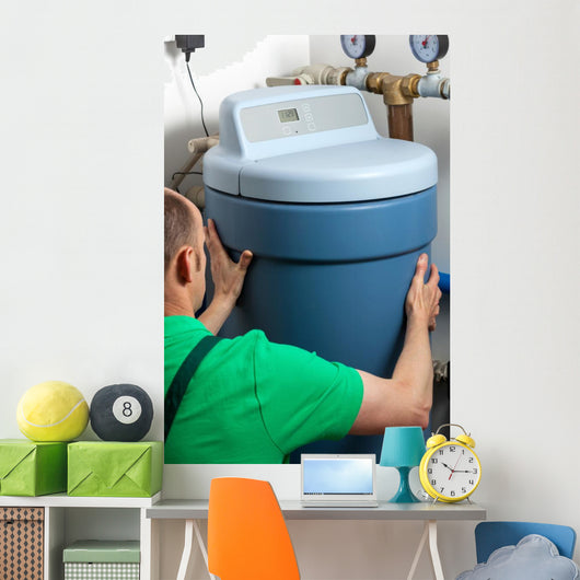 Water Softener Boiler Room Wall Decal