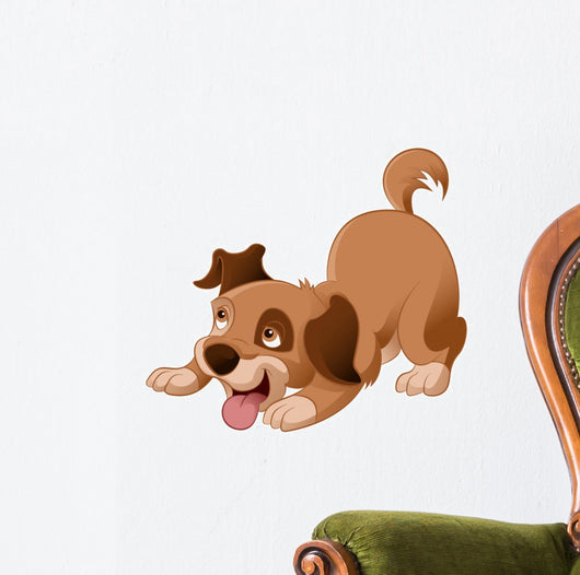 Cartoon Puppy Wall Decal
