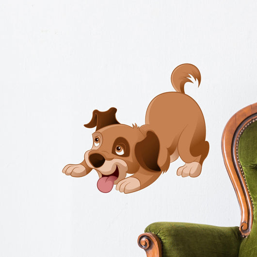 Cartoon Puppy Wall Decal