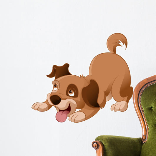 Cartoon Puppy Wall Decal