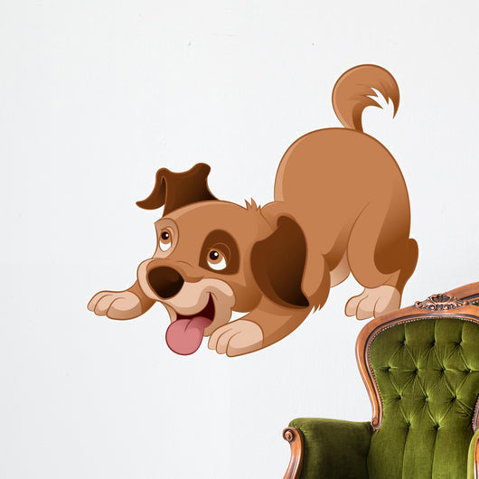 Cartoon Puppy Wall Decal
