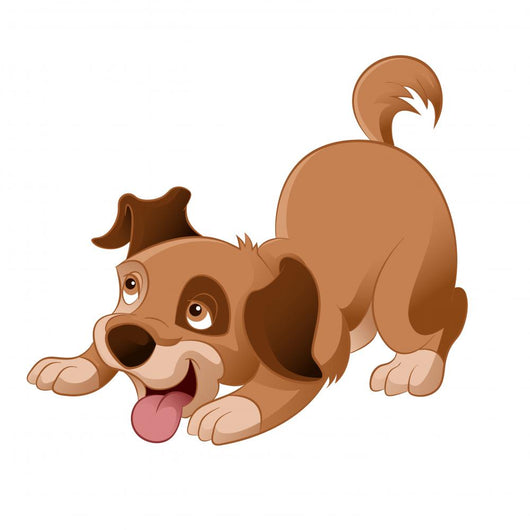 Cartoon Puppy Wall Decal