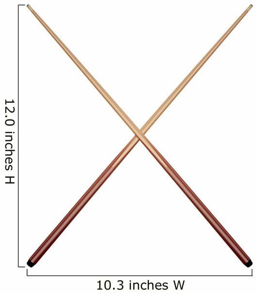 Billiard Cues White Wall Decal