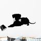 Dog with Bone Wall Decal