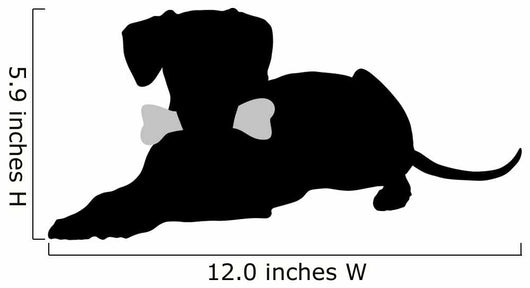 Dog with Bone Wall Decal
