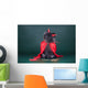 Pomeranian Devil Costume Wall Decal