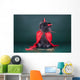 Pomeranian Devil Costume Wall Decal