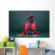 Pomeranian Devil Costume Wall Decal
