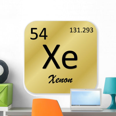 Xenon Element Wall Decal shown on a wall