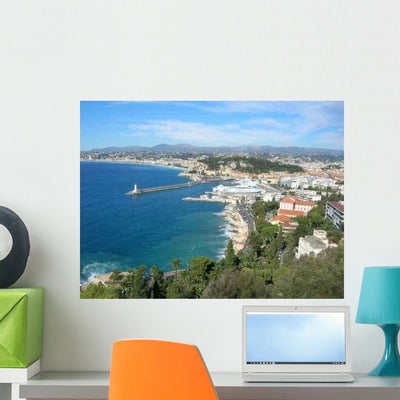 Bucht Von Nizza Ii Wall Decal shown on a wall