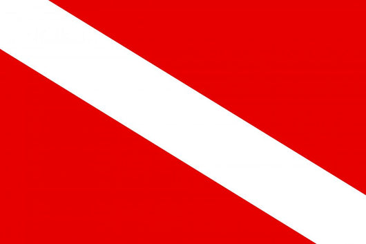 Diver down Flag Wall Decal