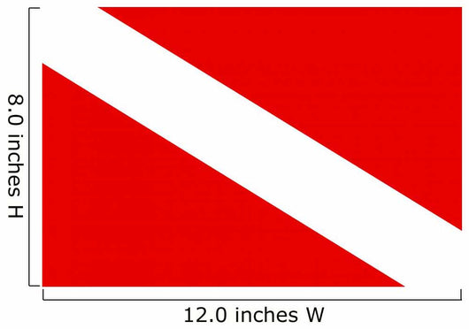 Diver down Flag Wall Decal